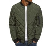 Abrigos de cuello alto para hombre, chaquetas cálidas, Otoño e Invierno