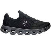 Zapatillas Negras Running Cloudswift 4 AD Black/Rock Con Malla Traspirable On