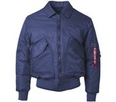 Winter Nylon Quilted CWU 45P Bomber Flight Jacket TOP GUN Vintage Military Style Coat Men's Jacket