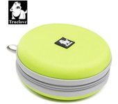 Truelove Collapsible 2 Way Use Dog Bowl Double for Food Mat Travel Waterproof Foldable Running Walking Hiking Camping TLT2351