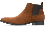Botas Chelsea para hombre Comercio exterior pequeña cabeza cuadrada zapatos para hombre botas cortas de moda versátil botines