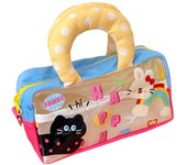 Cartoon Y2K Cartoon Stationery Bag Desktop Storage Large Capacity Korean PVC Pencil Case Animal Bear Bunny Dog