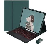 Backlit Spanish Keyboard Case for For Samsung Tab A8 Bluetooth Wireless Cover For S6 Lite 10.4" S7 11" S8 11" S7 Plus/FE S8 Plus