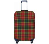 Custom Black White Gingham Plaid Lage Cover Cute Check Pattern Suitcase Protector Covers Suit For 18-32 inch