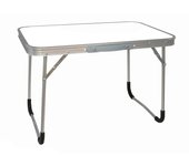 Mesa Camping Plegable de Aluminio para Jardín, Picnic y Acampada. Bandeja Auxiliar Multifunción, Portátil y Ligera de para Hogar y Viaje.
