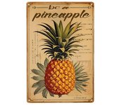 1pc Vintage Fruits Metal Signs Bush Strawberries Berries Vegetables Food Sweet Wall Home Decor for Farm Basement Gym 8x12 Inch