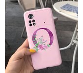For Xiaomi Poco X4 Pro 5G Case Soft Letters Alphabet Painted Phone Cover For Xiaomi Poco M4 Pro 4G Funda PocoX4 M4 Pro 2022 Capa