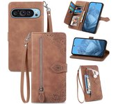Carcasa de teléfono móvil con ranura multicard anti - caída con solapa, para la carcasa de cuero de Google pixel 6 6a 7 7a 9 pro