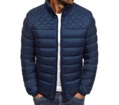Chaqueta de algodón para hombres, chaqueta de cuello alto, ropa al aire libre, nueva chaqueta de otoño e invierno 2024
