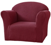Funda de sofá de tamaño Mini, funda de sofá suave de 1 asiento, funda de sofá elástica de Color sólido, funda de sofá de tamaño Mini para silla de niños