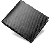 Carteras para hombreBilletera Piel con RIFD Bloqueo Cartera con 7 Ranuras para Tarjetas, Regalo para Hombre