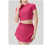 Alo yoga traje mujer casual deporte camiseta vestido de tenis traje de correr y fitness ropa de yoga