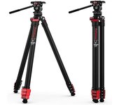 IFOOTAGE Gazelle TC3B+Komodo K3 Carbon Camera Tripod with Fluid Head,Portable Travel Tripod,for Professional Photography