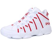 Brand Mens High-top Sneakers Trendy Boys Breathable Basketball Sports Tennis Shoes Outdoor Casual Running Shoes Couple Sneakers