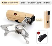 Camping stove, 2670W portable folding cassette tape, outdoor picnic gas burner, VIE barbecue kitchen, heating system