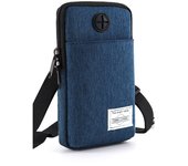 Portable Storage Bag Single/Double Layer Coin Purse Purse Bag Mobile Phone Bags Men Phone Pouch Waist Fanny Pack Belt Waist Bag
