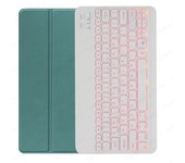 For Lenovo Xiaoxin Pad Pro 12.7/Tab P12 12.7 inch TB-370FU TB-371FC Spanish Backlit Keyboard PU Leather Stand Cover