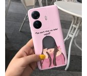 6.44" For Vivo T1 Pro 5G Case Shell Soft Shockproof TPU Silicone Back Case Phone Cover For VivoT1 Vivo V2151 Butterfly Bumper