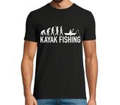 evolución de la pesca en kayak,Camiseta de Pádel Divertido, ropa para exteriores