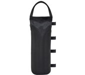 Carpa Negra with ASA, de Arena Bolsa, juego de Tienda de Fiesta al Aire Libre, 1/4 piezas Dosel portátil para Jardín, Gazebo with Pata de pie