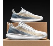 Zapatos para correr informales de malla para hombre, transpirables, tejidos con mosca de verano novedad