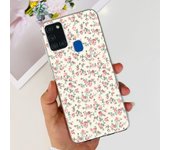 For Galaxy A21s Phone Case Oil Flower Butterfly Painting Soft Clear Housing For Samsung Galaxy A21s SM-217F TPU Silcione Capas