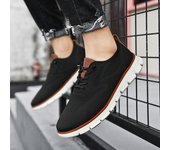 Novedad Zapatos informales para hombre, zapatos de punto con mosca de malla fina de verano