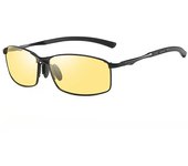 Nuevas gafas de sol polarizadas para hombre, gafas de sol cuadradas pequeñas de metal, gafas deportivas de viaje de pesca para conducir