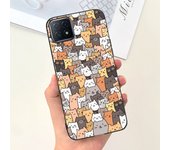 For Oppo A73 5G Case CPH2161 Marcle Painted Cover Matte Silicone Soft TPU Phone Case For Oppo A73 Global 5G Fundas Bumper Capas