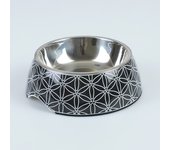 Pet Dog Double Diamine Stainless Steel Bowl Easy Cleaning Small Dogs Food Bowls Cats Water Feeding Accessories Cat Feeding Tools