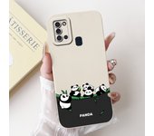 For Samsung Galaxy A21s Case A217 SM-A217F Cover Cute Panda Cartoon Camera Protection Soft Funda For Samsung A21s SM-A217F Coque