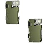 2PCS Magnetic Portable Mini Flashlight Rechargeable G5 EDC Flashlight IPX6 400-lumen Wate XUK