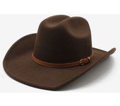 Western A cowboy hat with moldable wide wings suitable both men and women, used for party attire women,