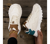 Fashion Woman Vulcanize Platform Casual Sneakers Women Flats Mesh Breathable Running Walking Shoes Chunky Sports Shoe