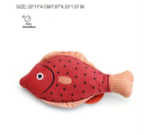 Juguete realista para gatos y peces, juguete interactivo de peluche para masticar con sonido, a prueba de mordeduras para gatos y gatitos, estimula el juego, 1 ud.