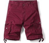 SSITO Shorts de Cargo para Hombres en Verano Cómodos, Multiusos, de Algodón para Senderismo y Uso Diario