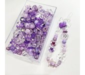 10/30g 8 Style Acrylic Smile Heart Bow Flower Loose Beads For DIY Handmade Phone Chain Bracelet Jewelry Making Accessories