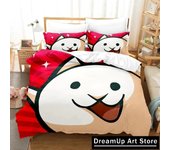 3D Print Fashion Game The Battle Cats Unite Bedding Set Boys Girls Twin Queen Full Size Duvet Cover Pillowcase Bed Adult Bedroom