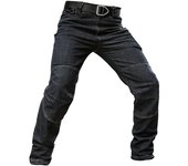 Pantalones vaqueros tácticos negros para hombre, elásticos, multibolsillos, monos rectos, pantalones de entrenamiento urbano para viajeros