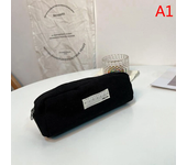 Pencil Case Black Pencil Pouch Trousse Scolaire Large Capacity Bag Canvas Estuche Escolar Pen Case School Supplies Pencilcase