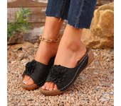 Limp Heel Fish Mouth Open Toe Sandals,Zapatos de verano de moda