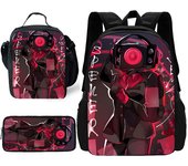 3 pcs set Movies Residents Evils Child School Backpack with Lunch Bags ,Pencil Bags ,School Bags for Boys Girls Best Gift