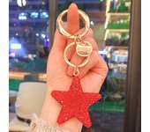 Original Cute Fresh Diamond Five-Pointed Star Keychain Creative Crystal Light Luxury Pendant Gift