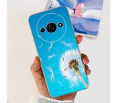 For Funda Xiaomi Redmi A3 Case 2024 Fashion Flower Transparent Silicone Soft TPU Phone Case For Xiomi Redmi A3 RedmiA3 4G Covers