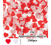 [hot]Heart-Shaped Heart Paper White and Red Heart-Shaped Confetti for Valentine's Day Decoration - Heart Throwing for Wedding Romantic Table Decoration Wedding Venue Hand-Held Throwing Confetti Transparent Balloon Filling