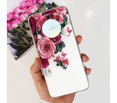 For Honor X9b Case ALI-NX1 Cover Shockproof Silicone Luxury TPU Soft Clear Flower Phone Cover For HonorX9b 5G X 9B Leopard Cases