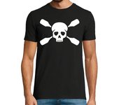 calavera de kayak,Camiseta de Pádel Divertido, ropa para exteriores