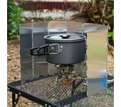 8/9/10 Outdoor camping picnic kitchen gas stove burner windproof aluminum alloy screen
