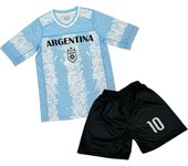 Nueva camiseta local edición conmemorativa de Argentina 2025 número 10