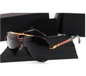 Nuevas gafas de sol polarizadas para hombres, marco grande de moda, conducción de pesca, gafas de sol avanzadas anti-ultravioleta